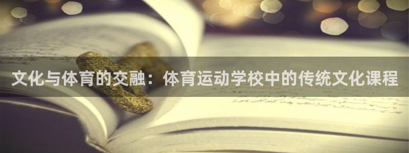 安信16kgame：文化与体育的交融：体育运动学校中的传统文化课程